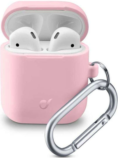 Cellular Line Bounce Калъф с кука в Розов цвят за Apple AirPods 1 / AirPods 2