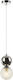 Viokef Sylia Μοντέρνο Κρεμαστό Φωτιστικό Μονόφωτο με Ντουί G9 σε Ασημί Χρώμα