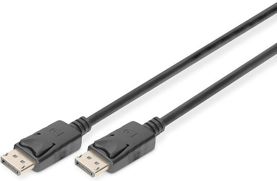 Digitus Cable DisplayPort Male - DisplayPort Male 5m Black (AK-340106-050-S)