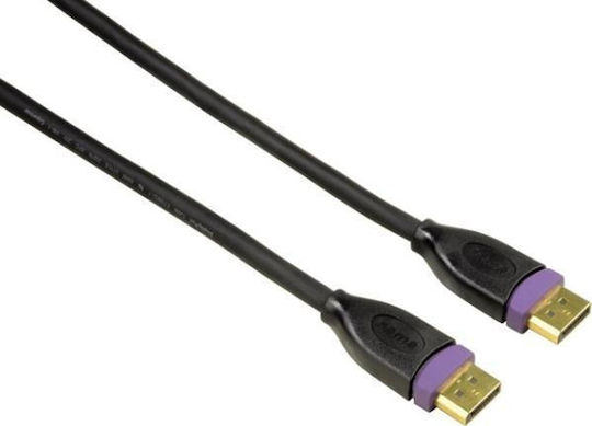 HAMA Cablu DisplayPort de sex masculin - DisplayPort de sex masculin 3m Negru (00078443)
