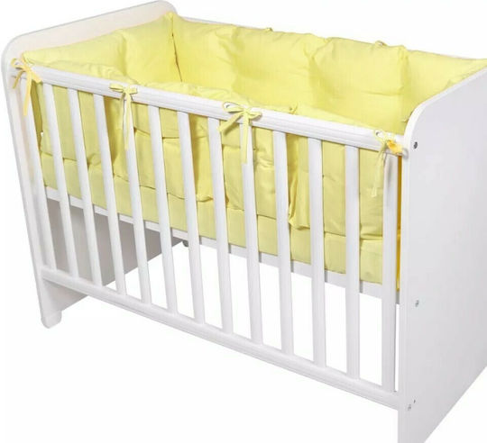 Lorelli Big Uni Crib Bumpers Classic Inside Yellow 60x120cm