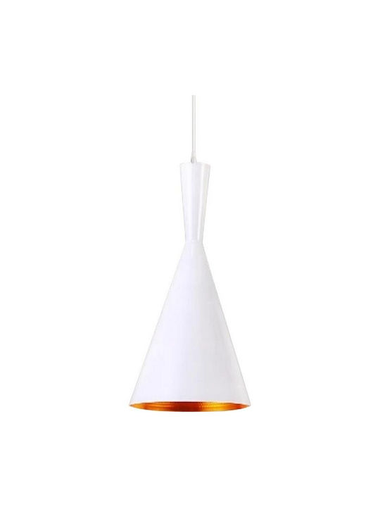 Geyer Pendant Light Single-Light for Socket E27 White