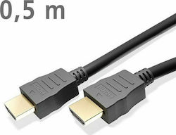 Goobay HDMI 1.4 Cable HDMI male - HDMI male 0.5m Black