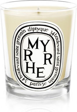 Diptyque Scented Candle Jar with Scent Myrrhe White 190gr 1pcs