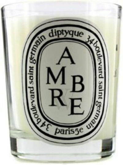 Diptyque Scented Candle Jar with Scent Ambre White 190gr 1pcs