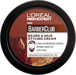 L'Oreal Paris Κρέμα Μαλλιών Men Expert BarberClub για Διαμόρφωση με Ελαφρύ Κράτημα 75ml