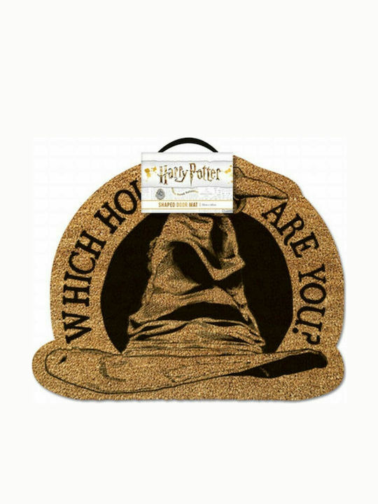 Pyramid International Covor de Intrare Semicircular din Cocos Harry Potter Sorting Hat Bej 40x50buc