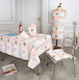 Flamingo Fustă Pătrată Din Bumbac 6233 Roz 140x140cm