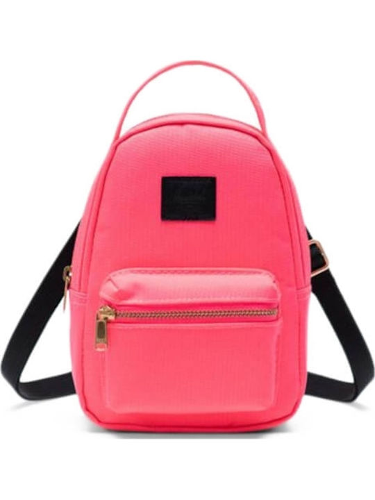 Nova Crossbody Υφασμάτινη Γυναικεία Τσάντα Χιαστί Ροζ