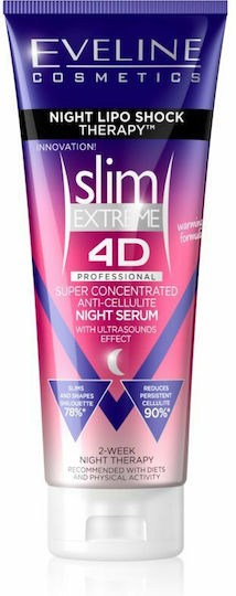 Eveline Slim Extreme 4D Serum for Cellulite Super Concentrated Anti Cellulite Night 250ml
