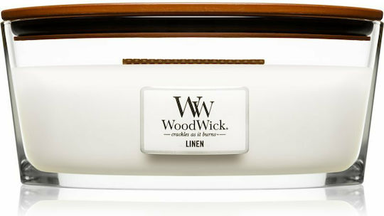 WoodWick Ароматична Свещ в Буркан Бельо