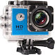 M2Tech V-5854 Екшън камера Full HD (1080p) Водоустойчива (с Калъф) с Екран Синя