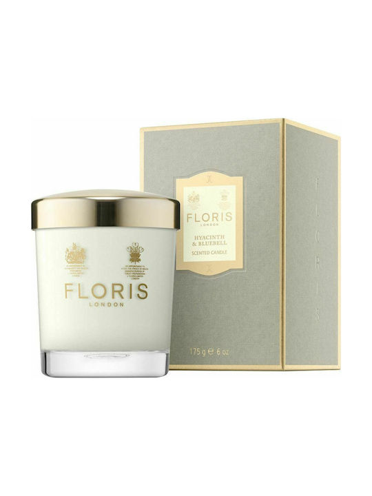 Floris London Scented Candle Jar with Scent Hyacinth & Bluebell Ecru 175gr 1pcs