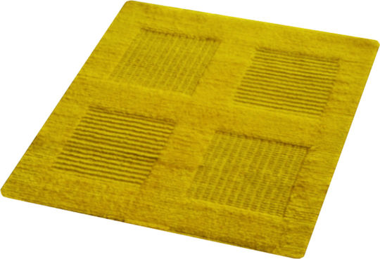 Texi Bath Badematte Baumwolle Rechteckig Window Yellow 55x65cm