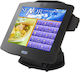 ICS All-In-One POS System Schreibtisch iSPOS 195 mit Bildschirm 15" i3-6100