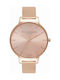 Olivia Burton Sunray Watch with Pink Gold Metal Bracelet