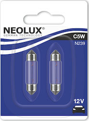 Neolux Standard N239 Lamps C5W Halogen 2pcs