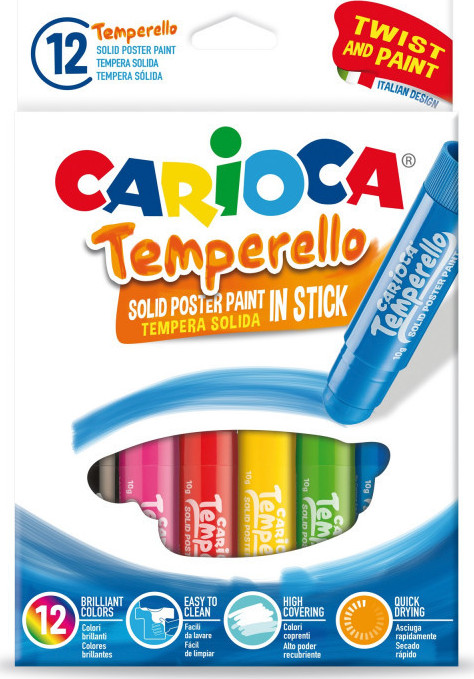 Carioca marqueur textile Temperello Fabric, 10 pièces, assorties 