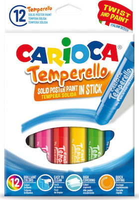 Carioca Temperello Washable Drawing Markers Thick Set 12 Colors 42738