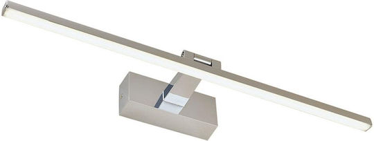 Viokef Jasper Modern Lamp Bathroom with Integrated LED and Warm White Light Silver 59.5x6cm