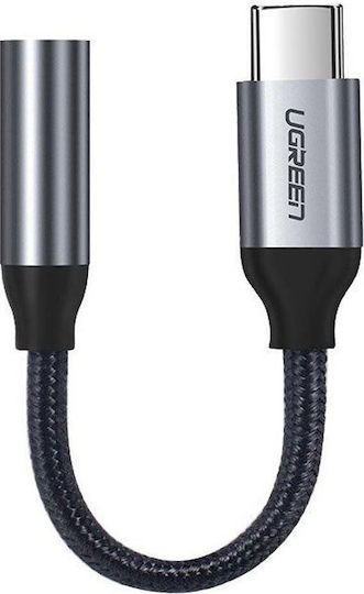 Ugreen Конвертор USB-C мъжки към 3.5mm женски Сив 1бр 30632