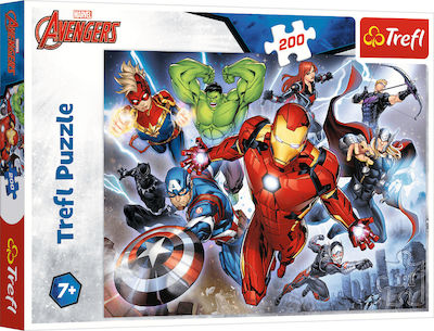 Kids Puzzle Brave Avengers for 7++ Years 200pcs Trefl