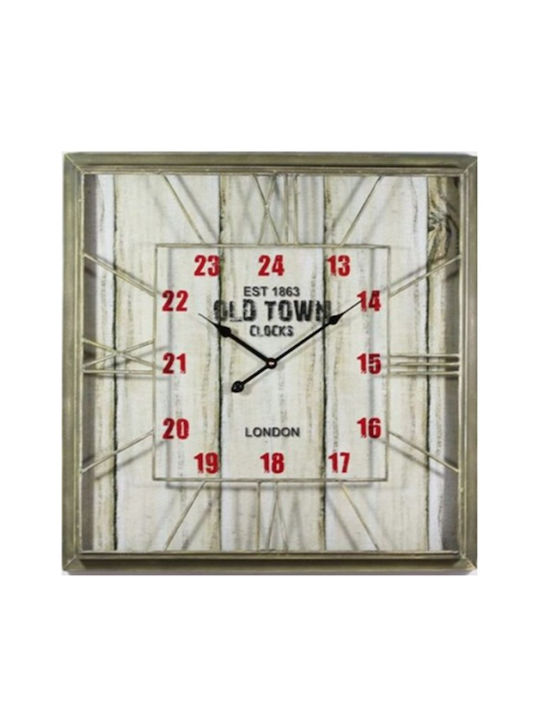 Etoile Wall Clock Metallic 60x60cm