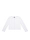 Kids Sweatshirt Cardigan with Hood White