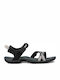 Verra Women's Flat Sandals Sporty in Black Color