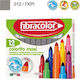 Fibracolor Colorito Maxi Γκρι Μαρκαδόροι Ζωγραφ...