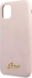 Guess Vintage Silicone Back Cover Pink (iPhone 11 Pro Max)