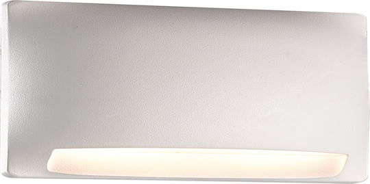 Viokef Mode Επιτοίχια Εξωτερική Πλαφονιέρα LED IP65 3W με Θερμό Λευκό Φως 13.5x8.7εκ.