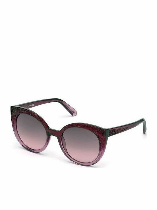 Swarovski Women's Sunglasses with Burgundy Plastic Frame 3806546