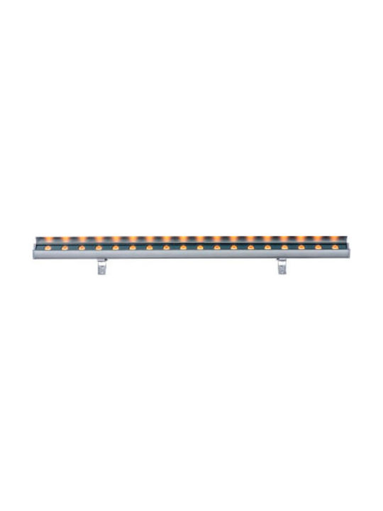 Viokef Trik Εξωτερικό Φωτιστικό LED Wall Washer 12W με Θερμό Λευκό Φως IP66 Γκρι