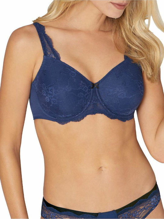 Triumph Contouring Sensation Minimizer Minimizer Bra without Padding Underwire Blue 10143566-6722