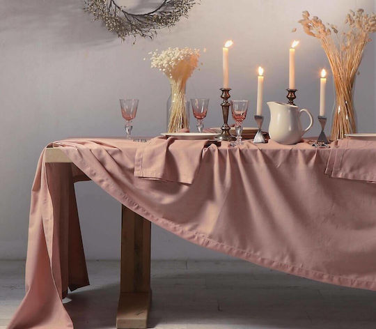 Nef-Nef Homeware Τραπεζομάντηλο Cotton-Linen English Rose 150x250εκ.