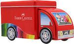Faber-Castell Connector Φορτηγό Μαρκαδόροι Ζωγραφικής Λεπτοί σε 33 Χρώματα σε Κασετίνα Φορτηγό