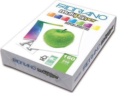 Fabriano Multipaper Druckpapier A3 160gr/m² 1x250 Blätter Weiß 53529742