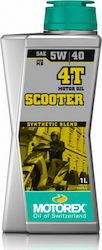 Motorex 4T Scooter Semi-synthetic Motorcycle Oil for Four-Stroke Engines 5W-40 1lt