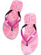 Frauen Flip Flops in Fuchsie Farbe
