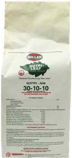 Miller Chemical Nutrileaf Тор Азот, Фосфор, Калий (30-10-10) 2.27kg