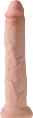 King Cock Dildo realist cu ventuză Bej 33cm