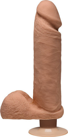 Doc Johnson The D Perfect D Vibrating Realistic Vibrator 20cm Caramel