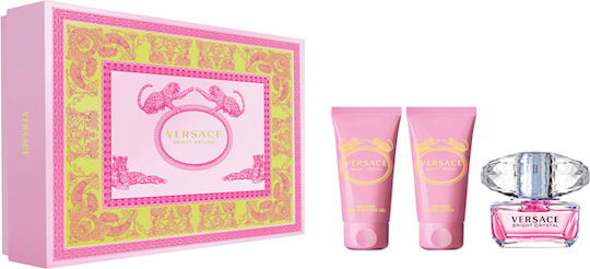 Versace Bright Crystal Γυναικείο Σετ με Body Lotion 3τμχ