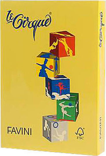 Favini Хартия за печат A4 160гр/кв.м 1x250 листове Bright Yellow