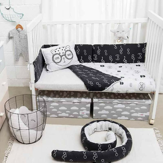 Minene Decke Wickeltücher für Kinderzimmer Bear Baumwolle Gray 85x115cm