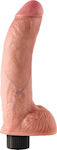 Pipedream King Cock Vibrating Cock with Balls Realistic Vibrator 23cm PD5409-21 Carne