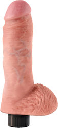 Pipedream King Cock Vibrating Cock with Balls Flesh