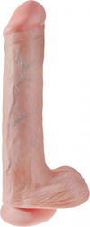 King Cock Ρεαλιστικό Dildo με Όρχεις και Βεντούζα Light 36cm