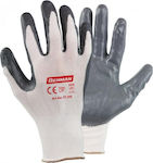 Benman Excellent Grip Safety Glofe Nitrile Electrician White